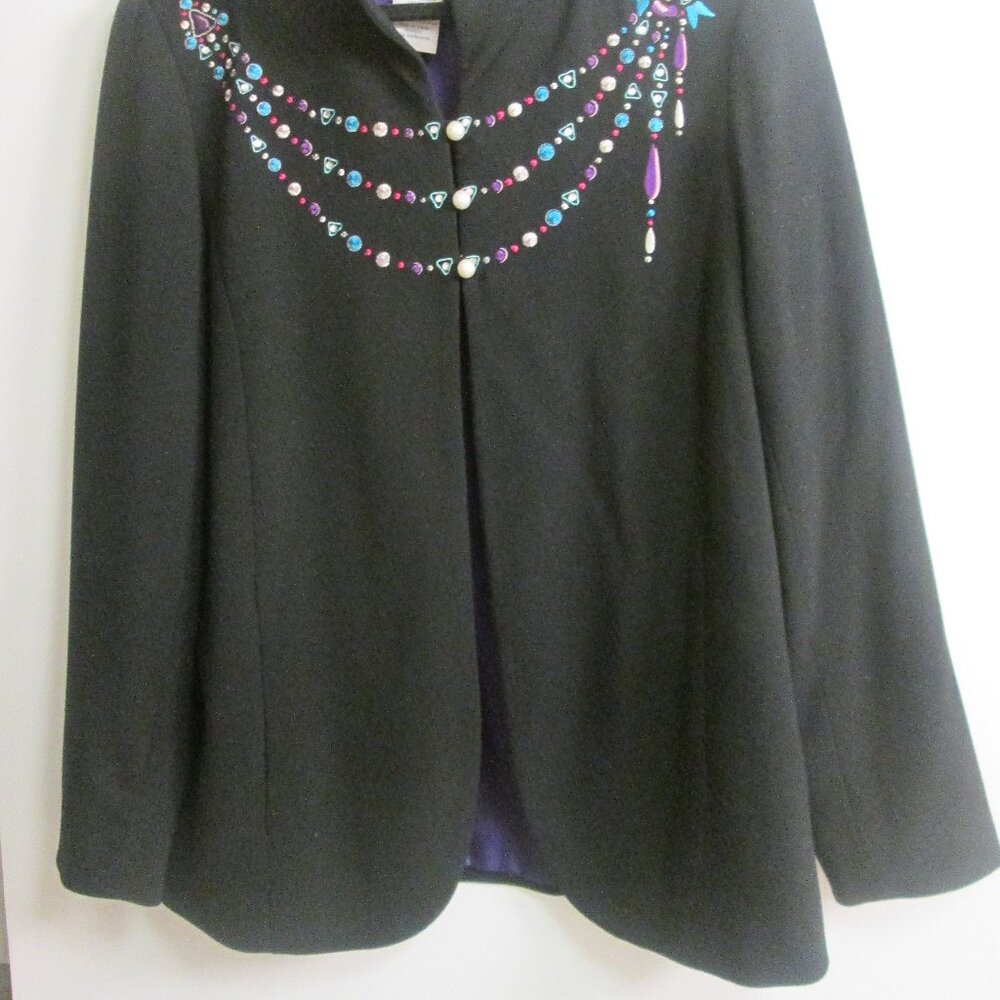 Bob Mackie Wearable Art Jacket - image 2